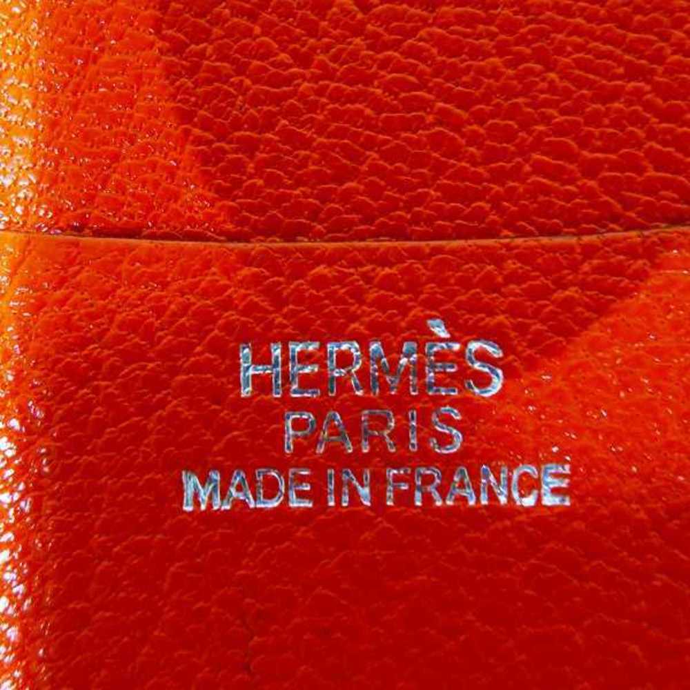 HERMES Agenda GM F Engraved Brand Accessory Notebook Cover Unisex - Picture 4 of 9